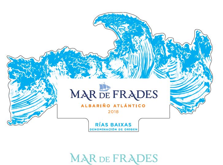 TABC label artwork for Mar De Frades Albarino Atlantico 2018