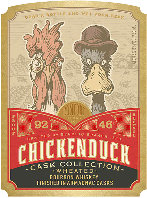 TABC label artwork for ChickenDuck Wheated
