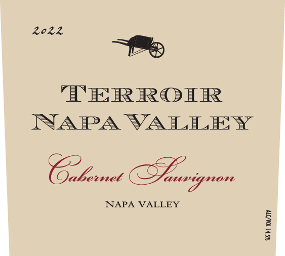 TABC label artwork for Terroir Napa Valley, Cabernet Sauvignon, Napa Valley