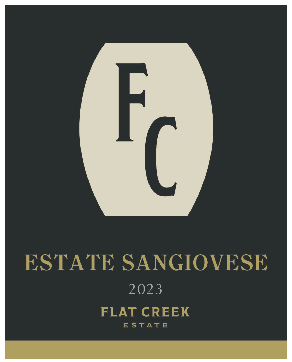 TABC label artwork for Flat Creek Estate Sangiovese