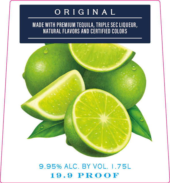 TABC label artwork for 1800 The Ultimate Margarita Original