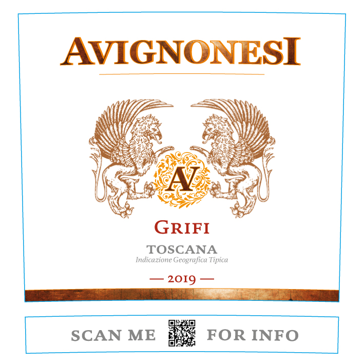 TABC label artwork for Avignonesi Grifi IGT