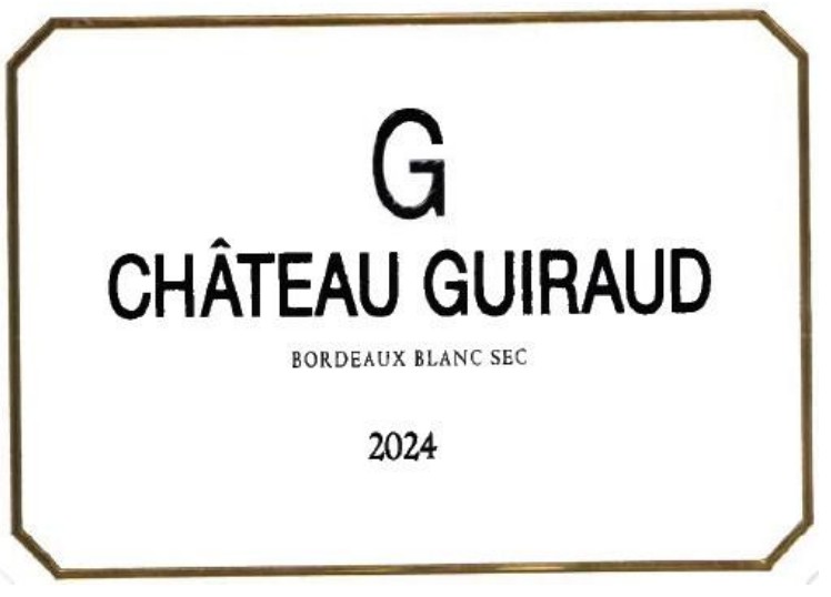 TABC label artwork for G DE GUIRAUD BORDEAUX BLANC SEC