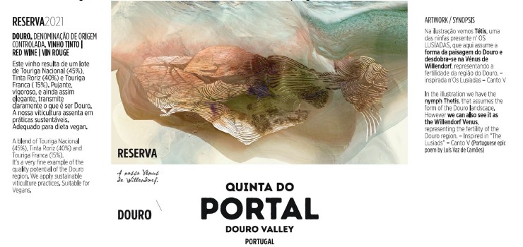 TABC label artwork for QUINTA DO PORTAL RESERVA TINTO DOURO