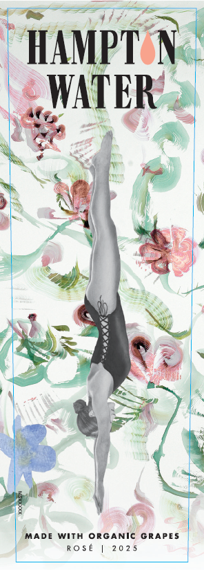 TABC label artwork for Hampton Water Languedoc Rose (Artisan)
