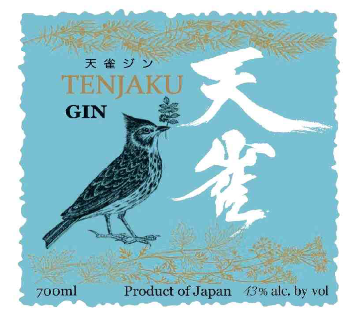 TABC label artwork for Tenjaku Gin