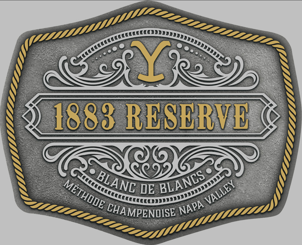 TABC label artwork for 1883 Reserve - Sparkling