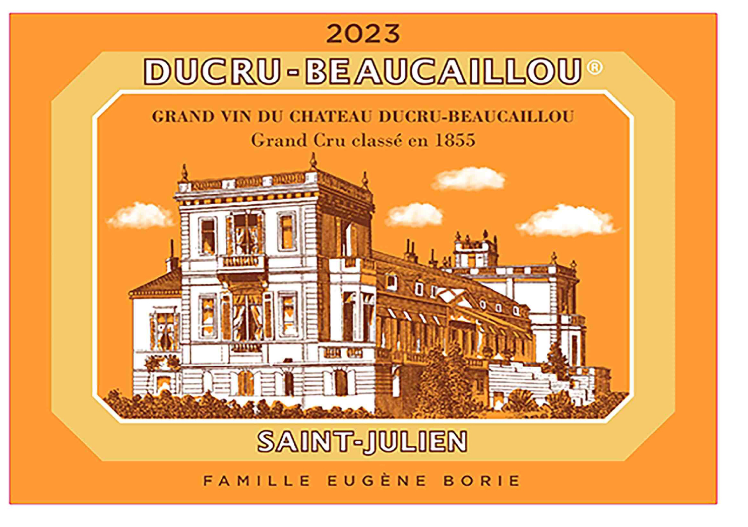 TABC label artwork for Chateau Ducru Beaucaillou St Julien