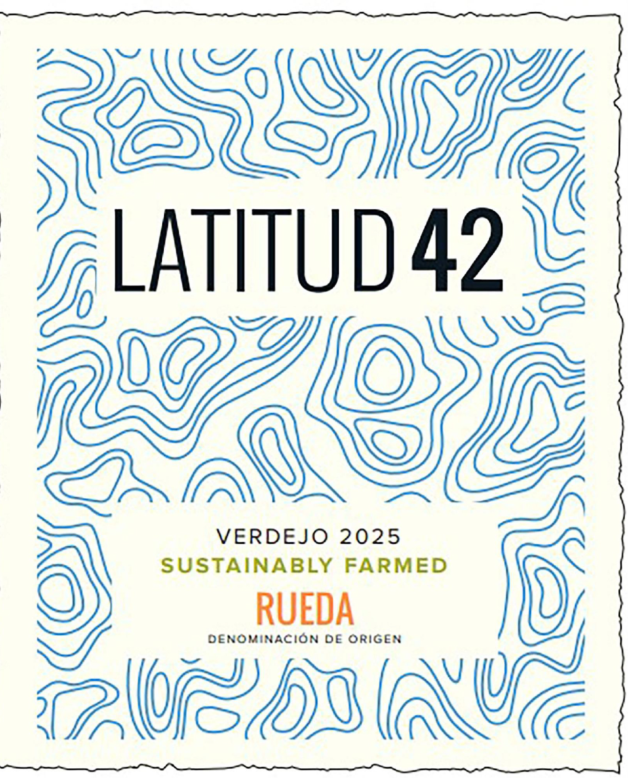 TABC label artwork for Latitud 42 Rueda