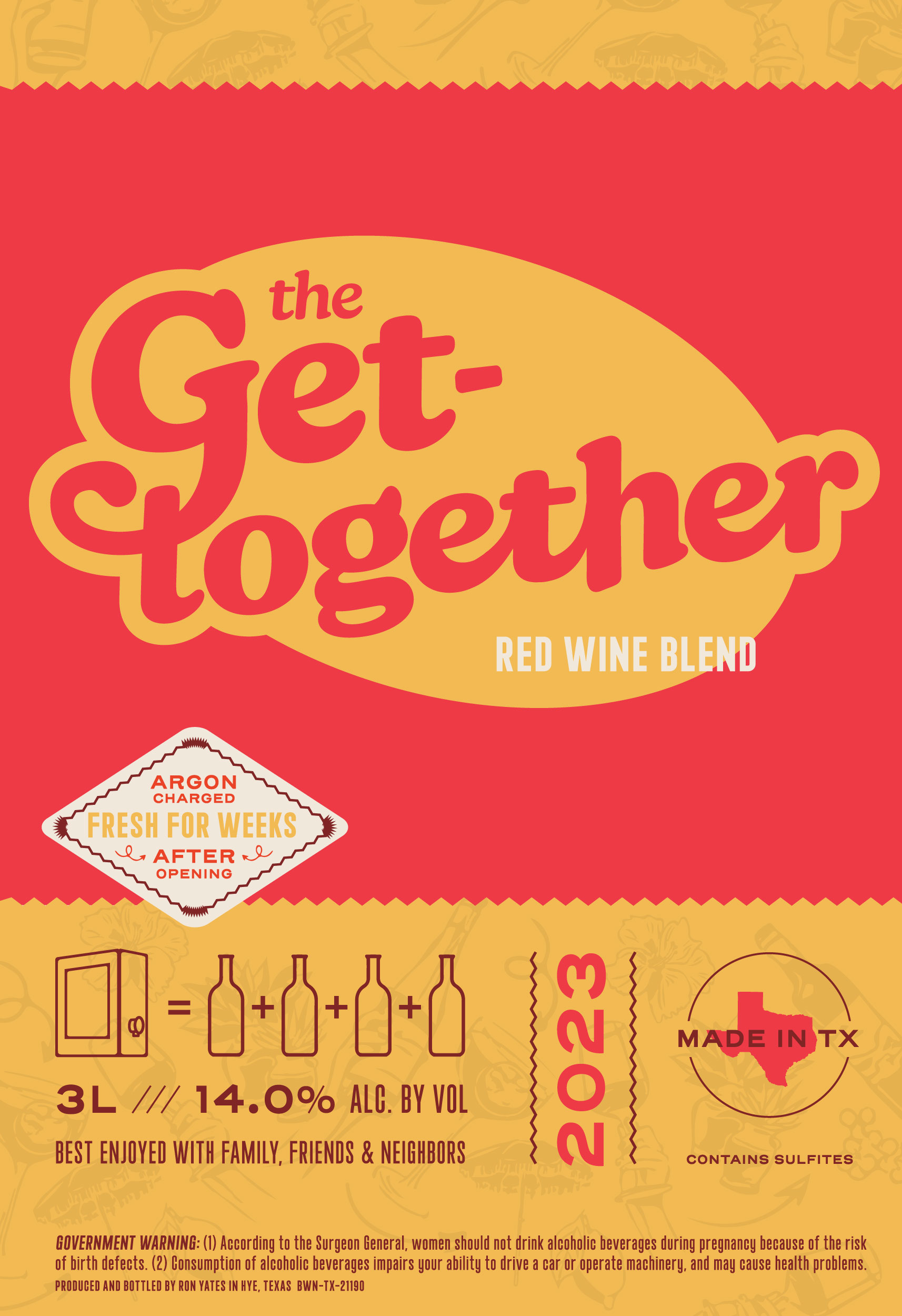 TABC label artwork for The Get Together