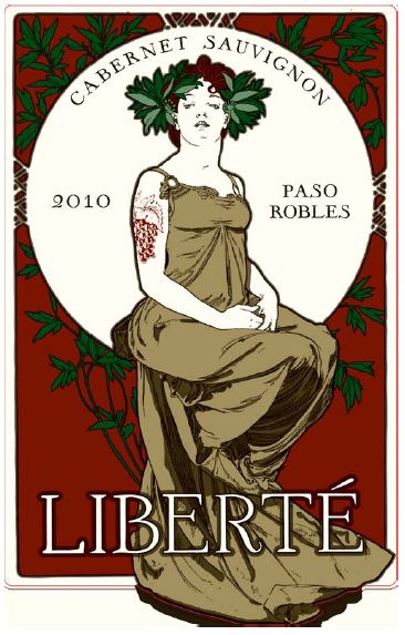 TABC label artwork for Liberté Cabernet Sauvignon