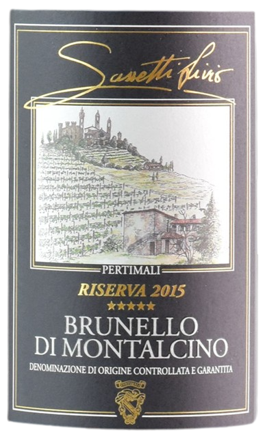 TABC label artwork for SASSETTI LIVIO PERTIMALI RISERVA