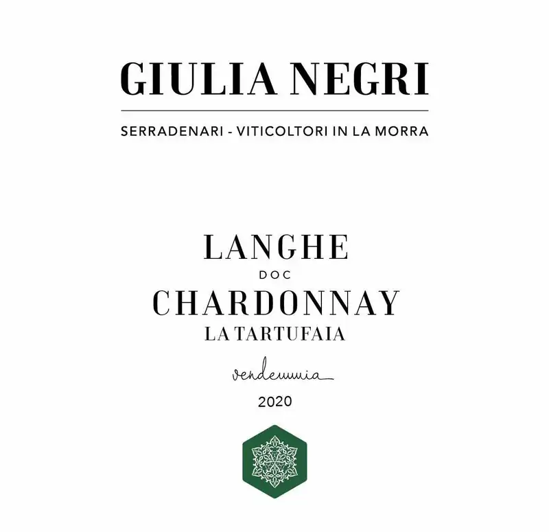 TABC label artwork for GIULIA NEGRI LA TARTUFAIA