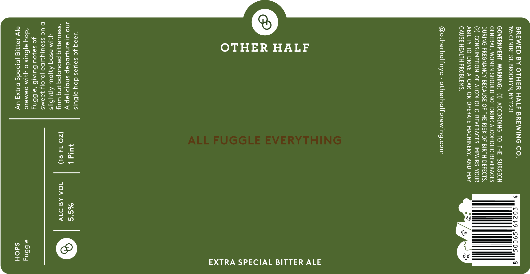 TABC label artwork for All Fuggle Everything