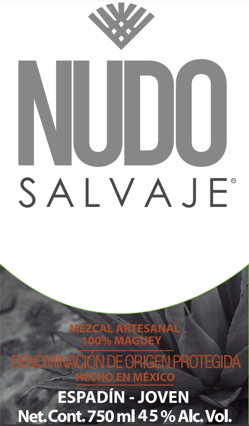 TABC label artwork for Nudo Salvaje
