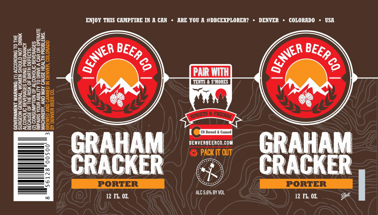TABC label artwork for GRAHAM CRACKER PORTER
