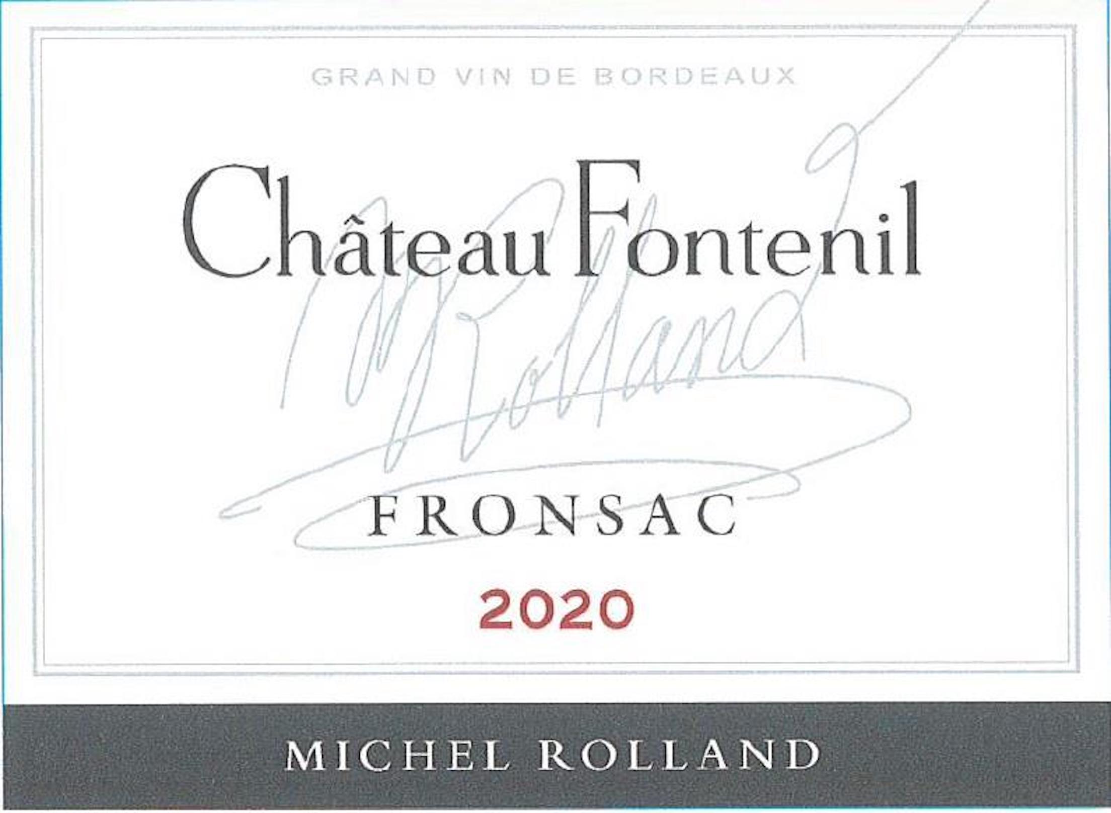 TABC label artwork for Chateau Fontenil