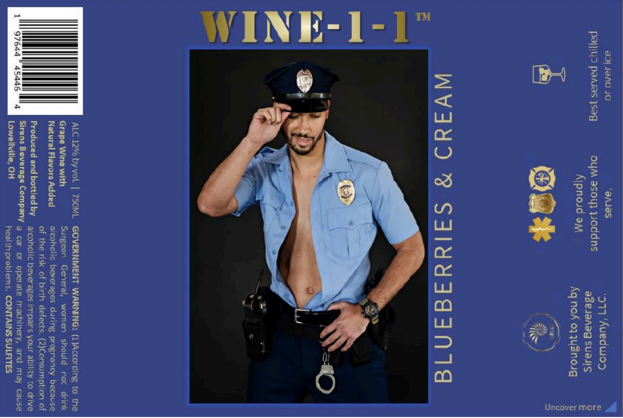 TABC label artwork for WINE-1-1 BLUEBERRIES & CREAM