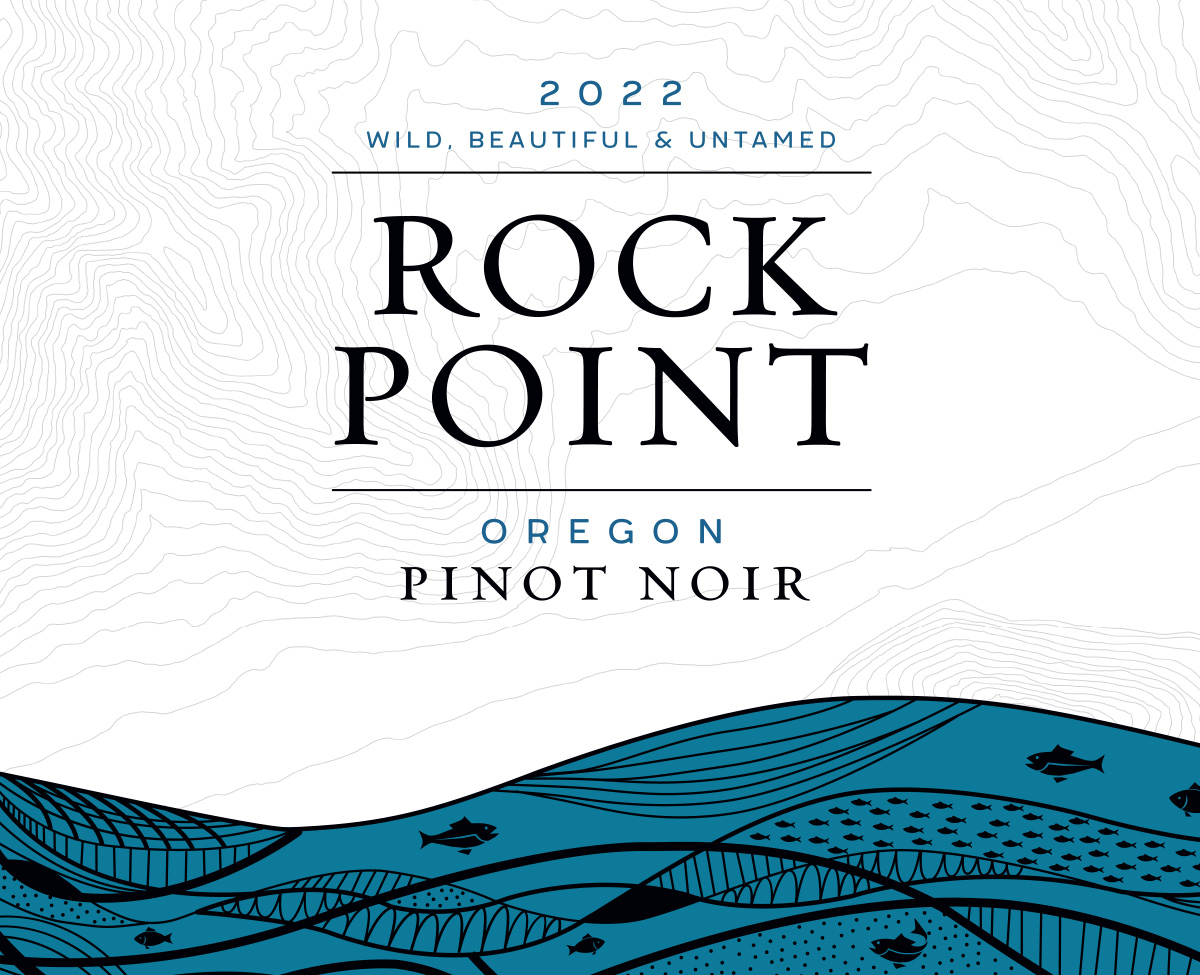 TABC label artwork for Rock Point Pinot Noir