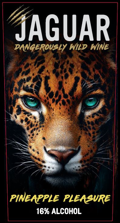 TABC label artwork for JAGUAR PINEAPPLE PLEASURE