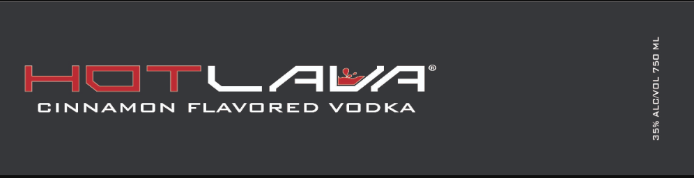 TABC label artwork for Hot Lava Cinnamon Flavored Vodka