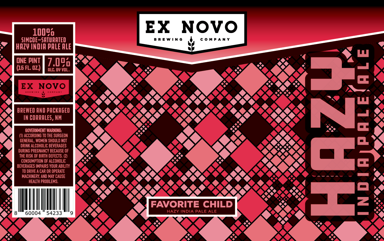 TABC label artwork for Favorite Child