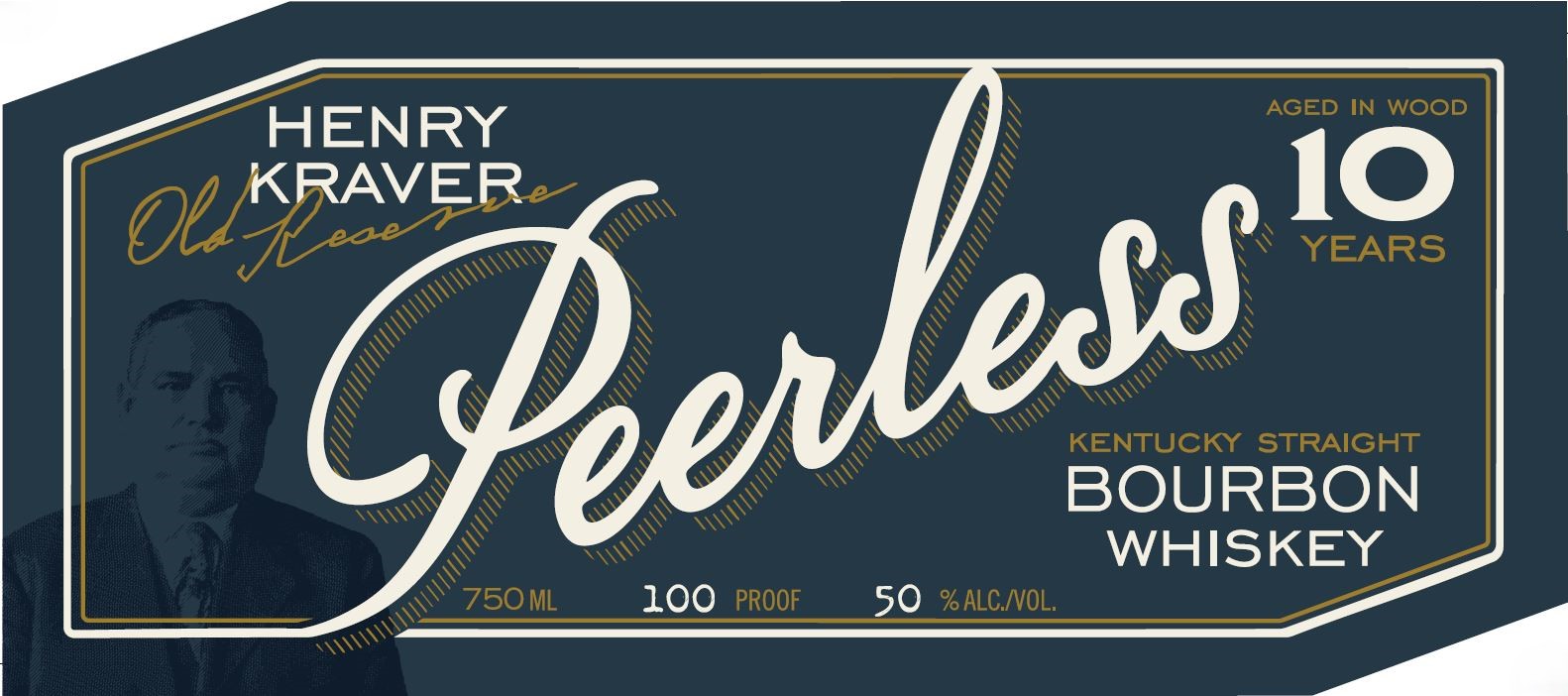 TABC label artwork for PEERLESS 10 YEAR OLD RESERVE BOURBON