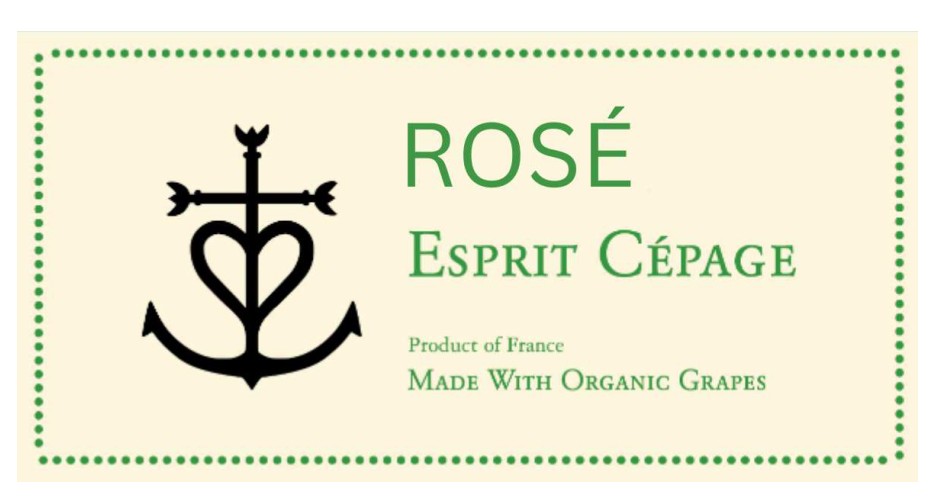 TABC label artwork for ESPRIT CEPAGE