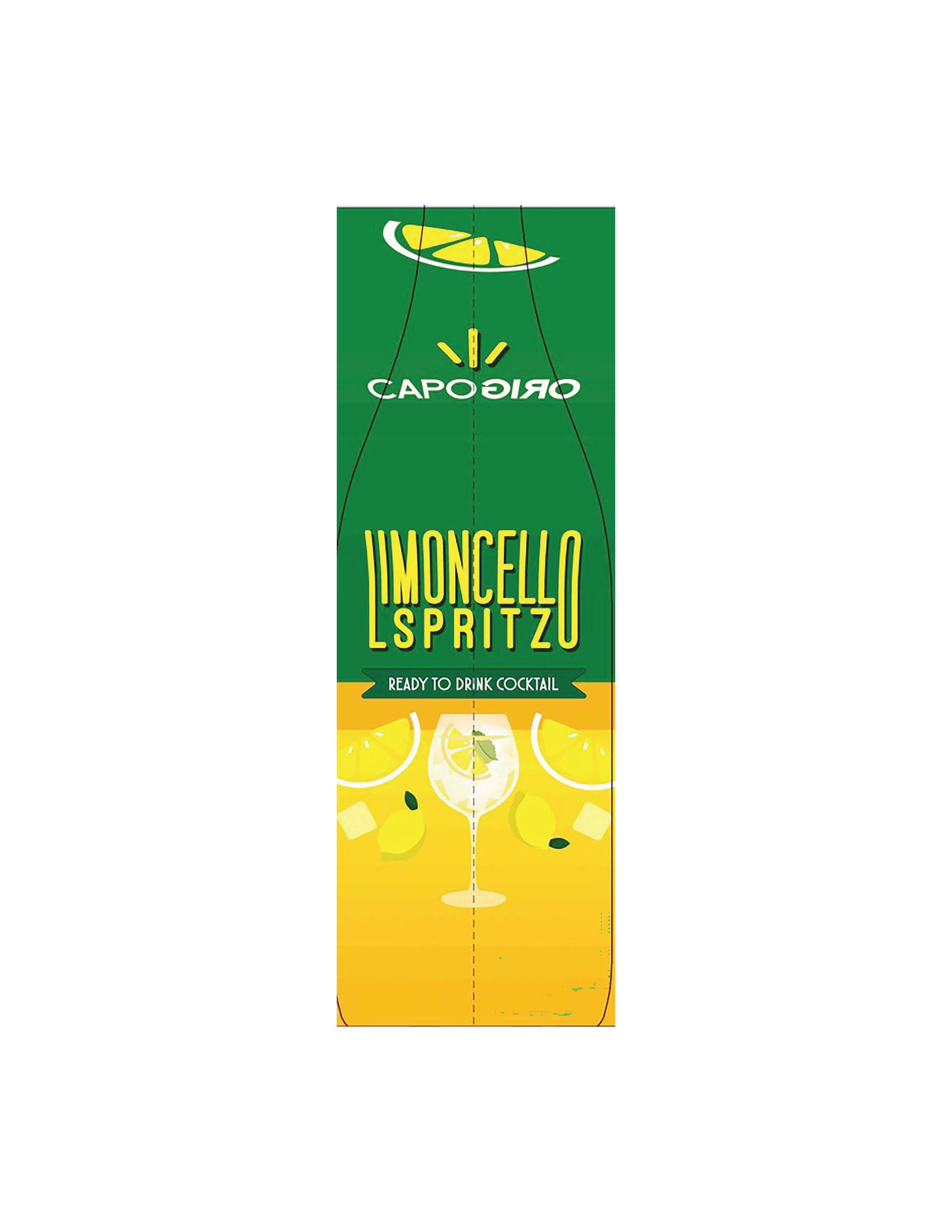 TABC label artwork for Capogiro Limoncello Spritz