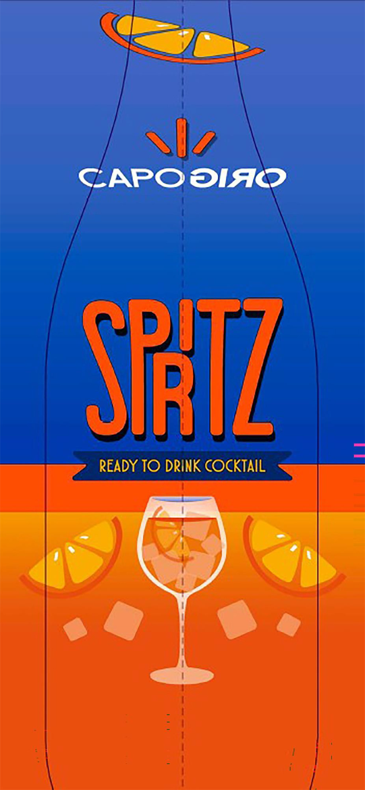 TABC label artwork for Capogiro Spritz