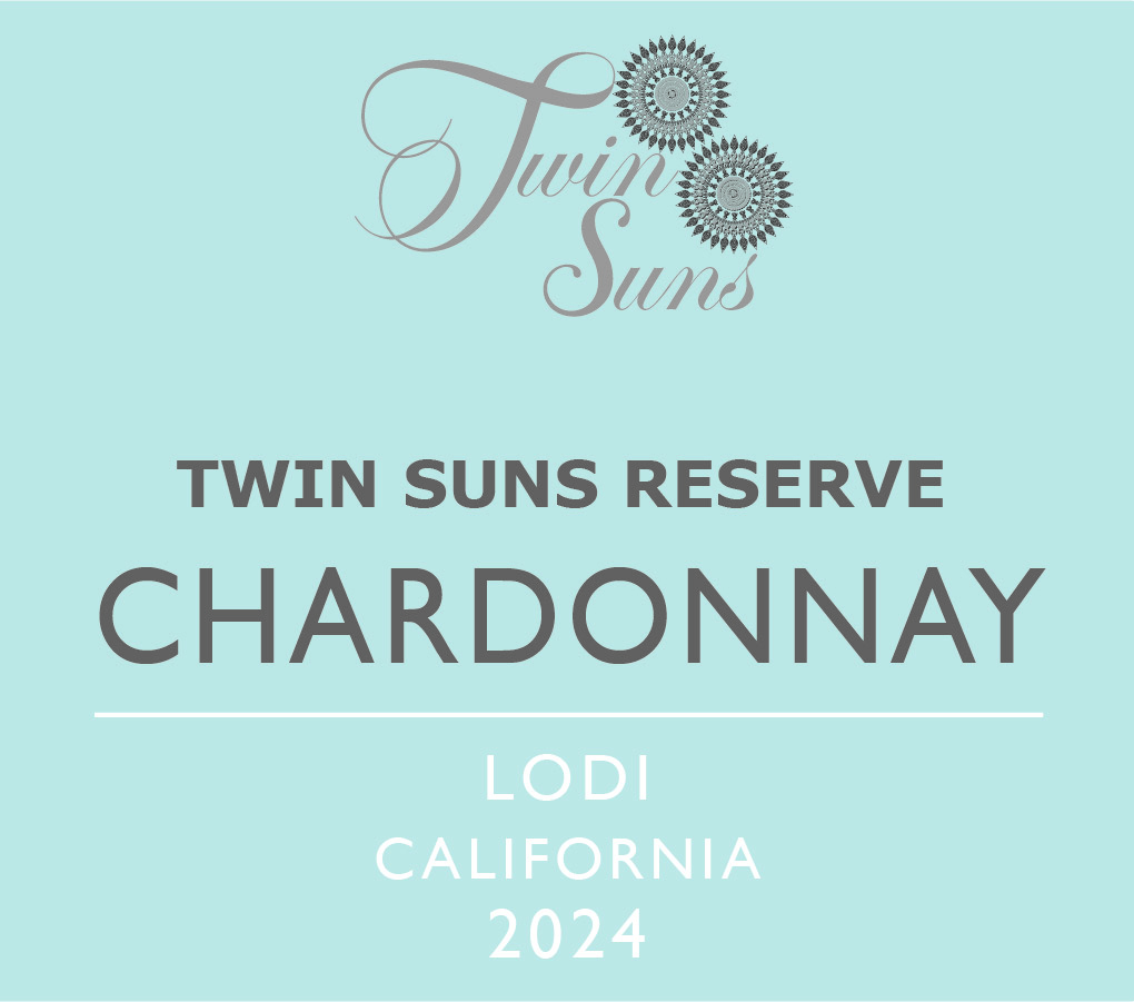 TABC label artwork for Twin Suns Reserve Chardonnay