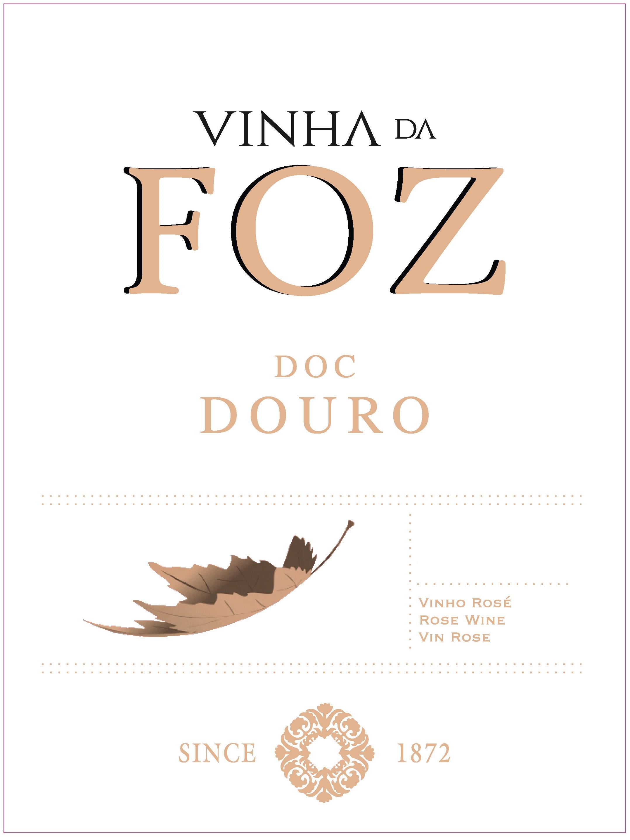 TABC label artwork for Vinha da Foz Douro Rose