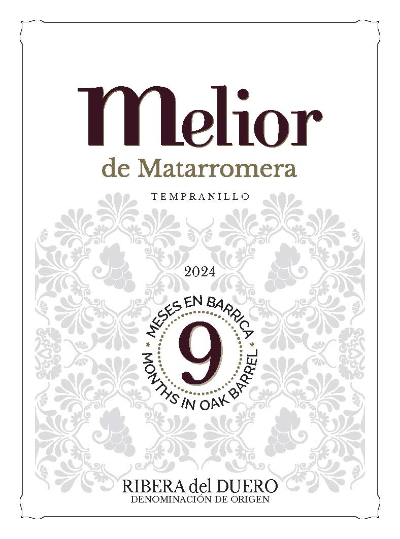 TABC label artwork for MELIOR DE MATARROMERA TEMPRANILLO