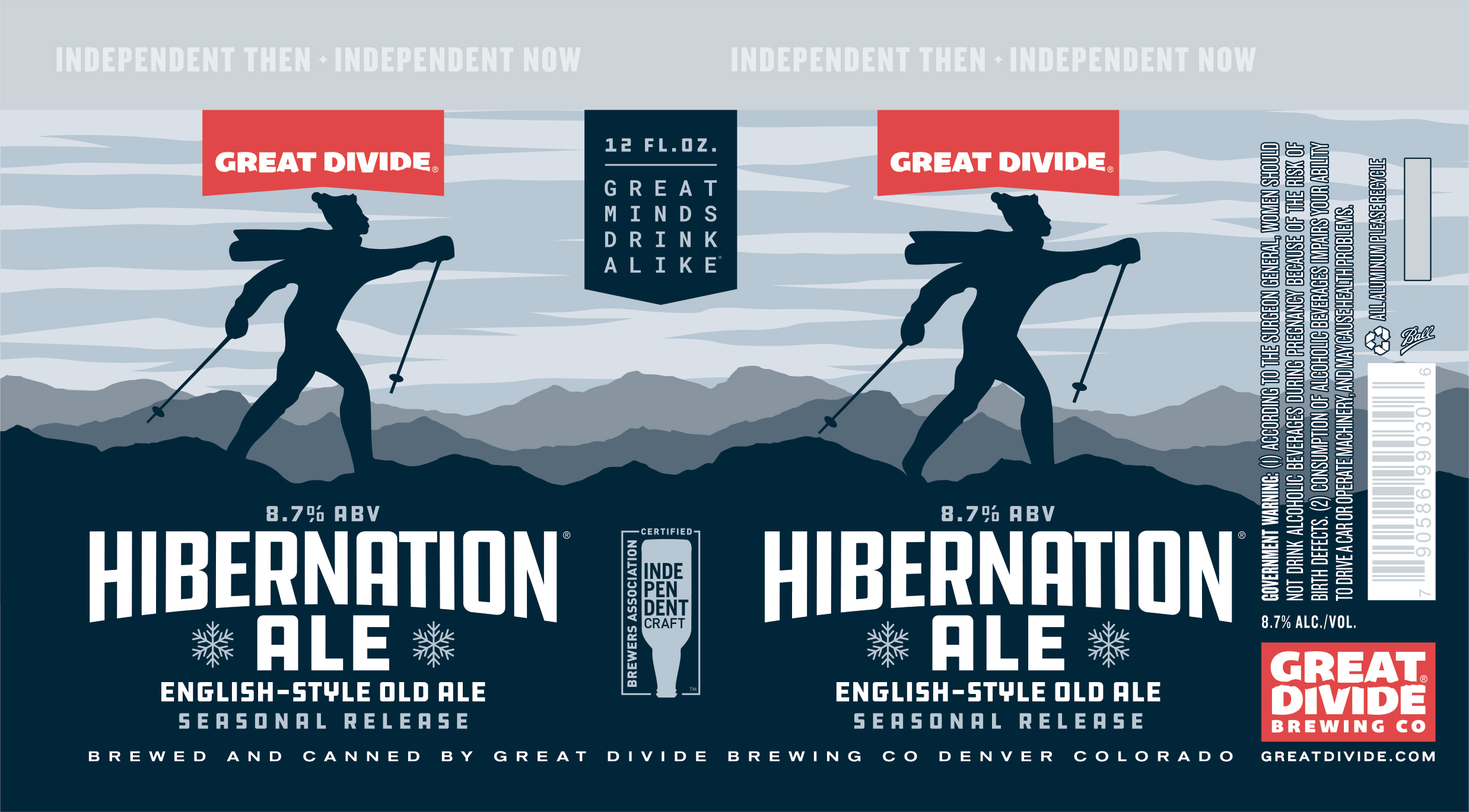 TABC label artwork for HIBERNATION