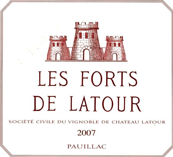 TABC label artwork for LES FORTS DE LATOUR