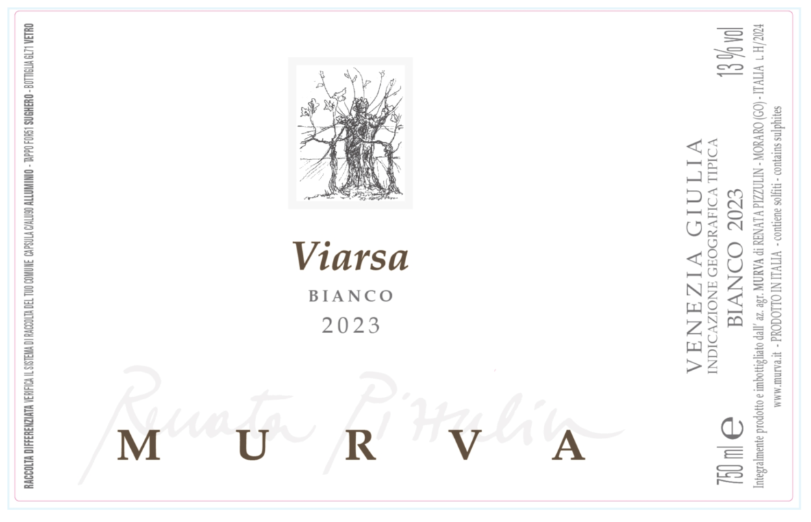 TABC label artwork for Murva Viarsa Bianco Venezia Giulia
