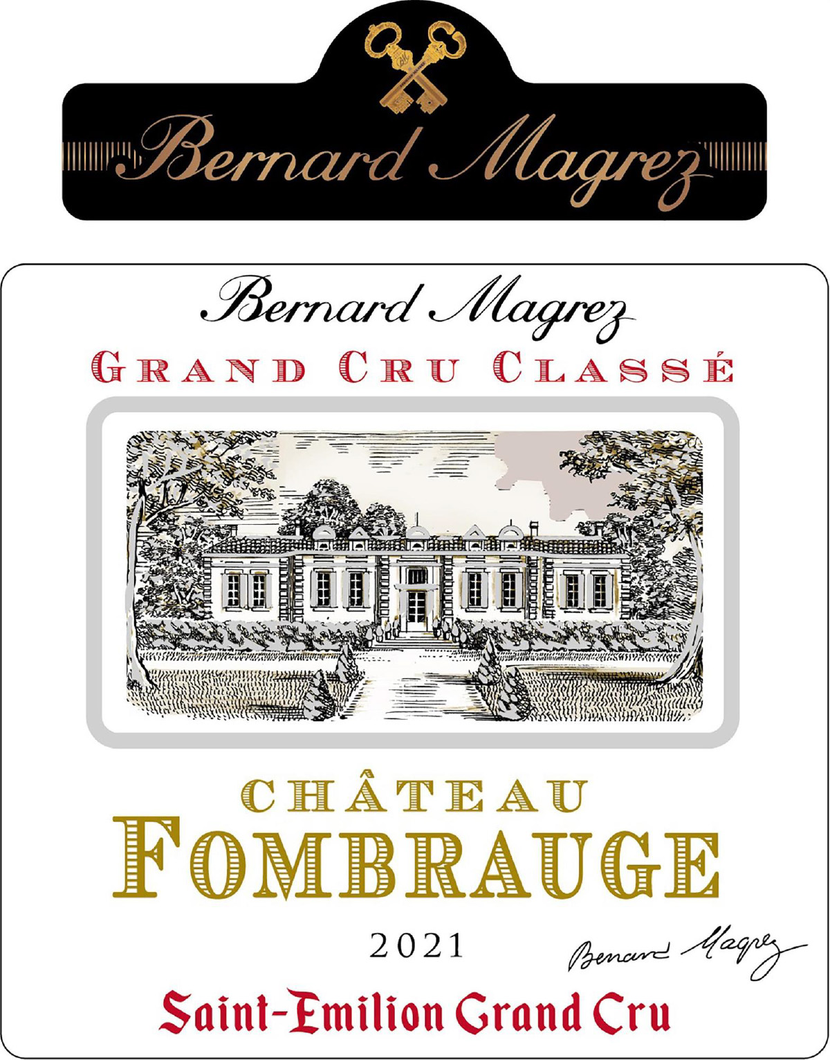 TABC label artwork for Ch Fombrauge St. Emilion