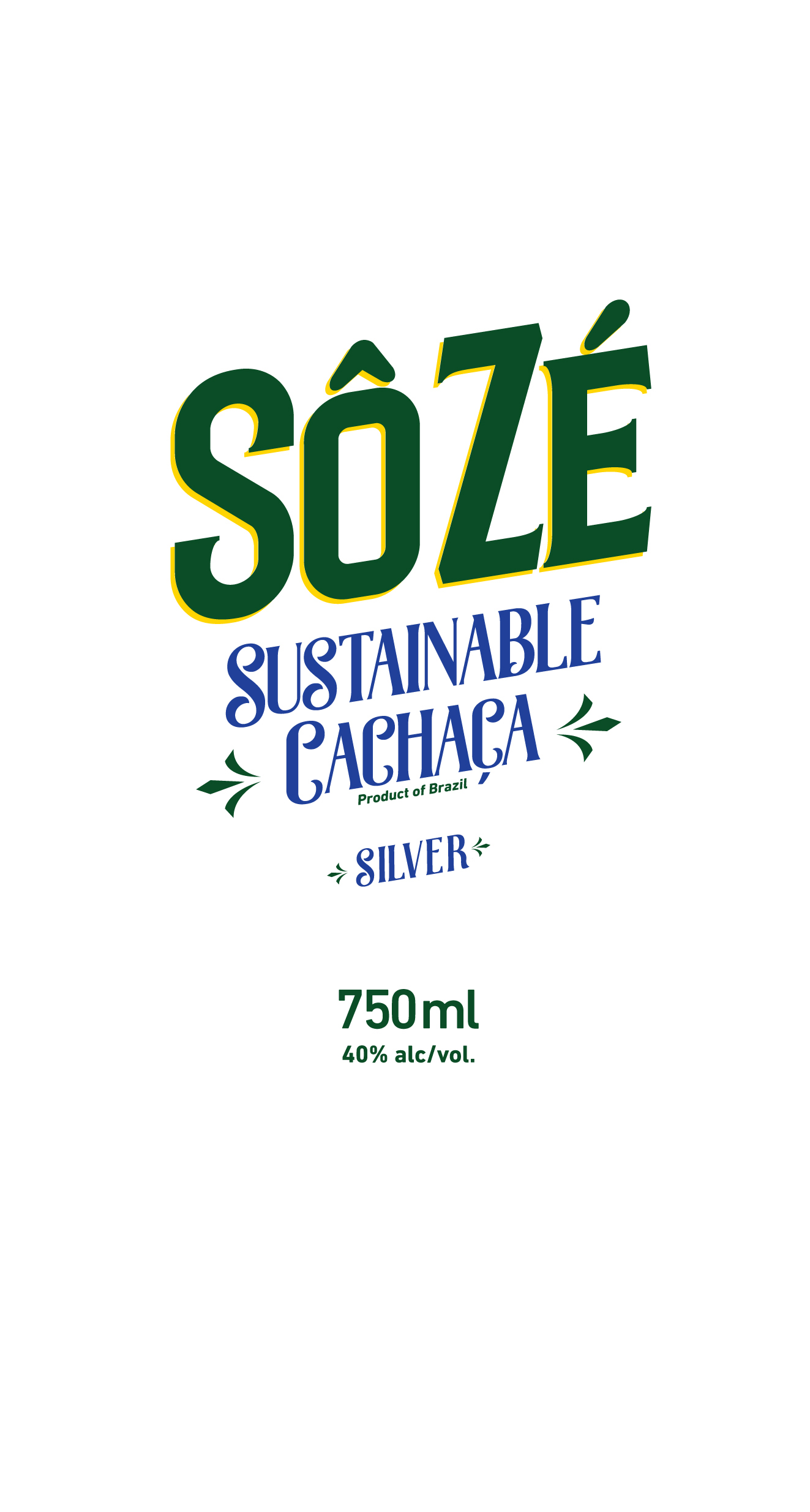 TABC label artwork for SOZE CACHACA