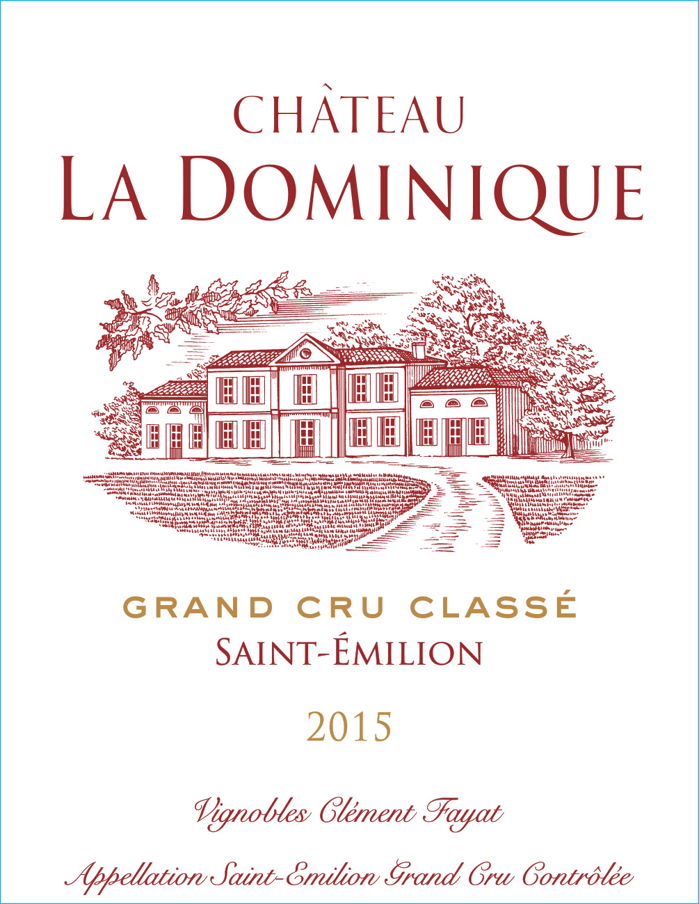 TABC label artwork for Chateau La Dominique Saint Emilion