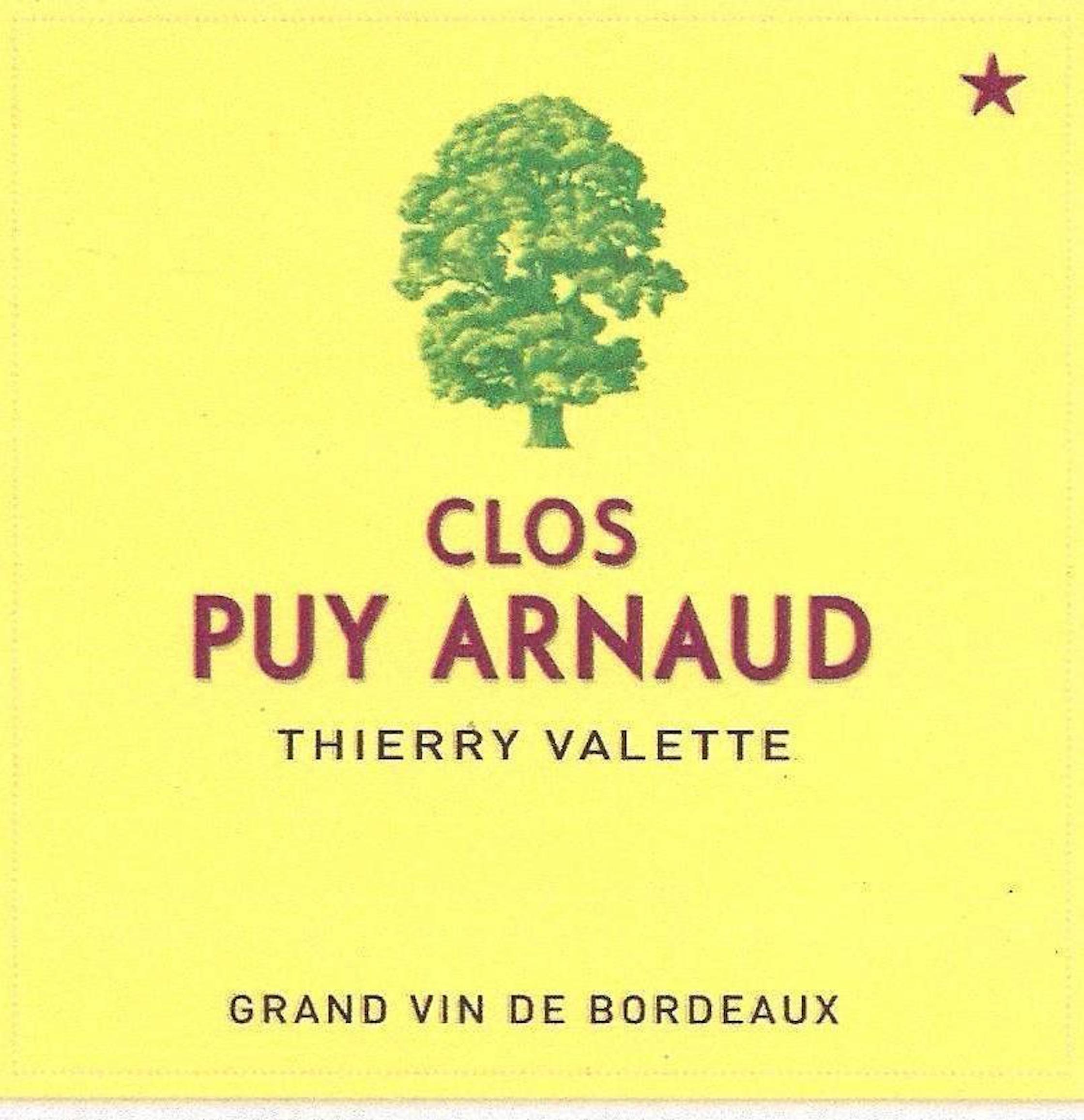 TABC label artwork for Clos Puy Arnaud Bordeaux