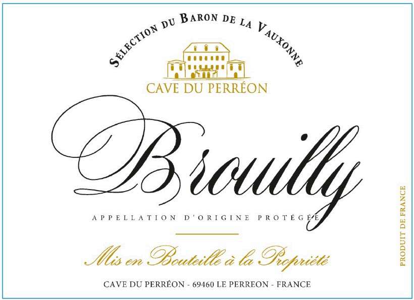TABC label artwork for CABE DU PERREON BROUILLY