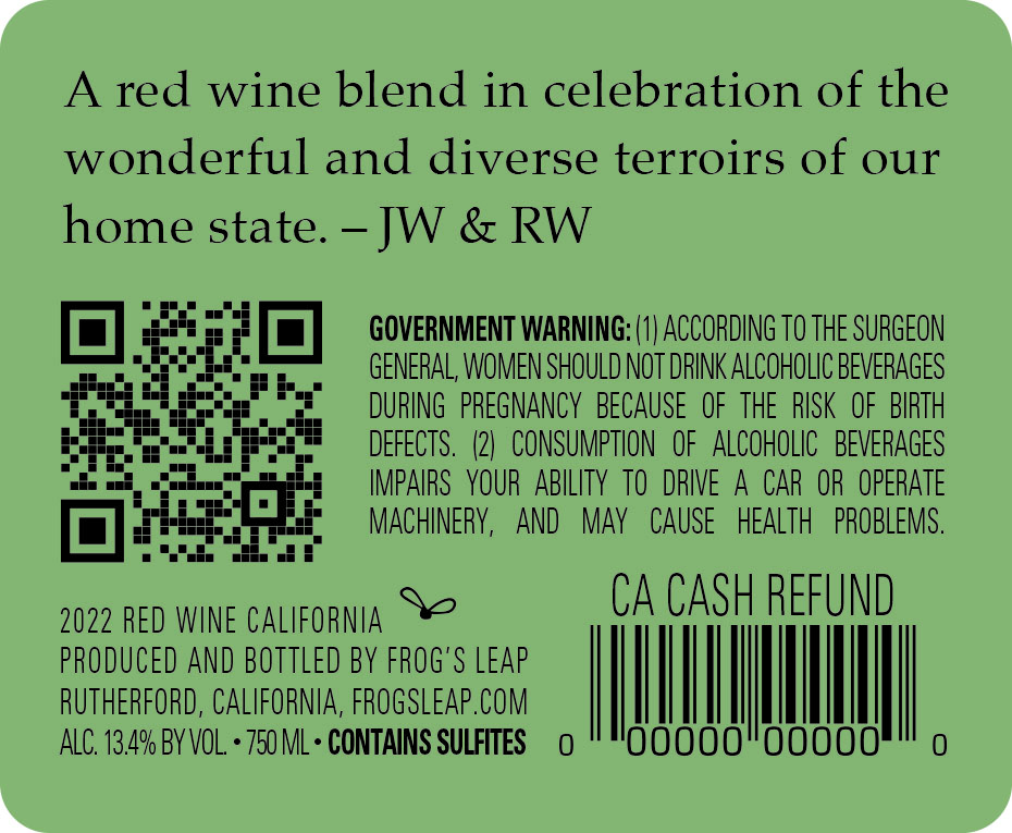 TABC label artwork for Flycatcher Red California