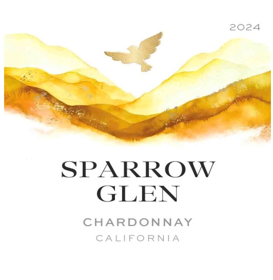 TABC label artwork for Sparrow Glen Chardonnay