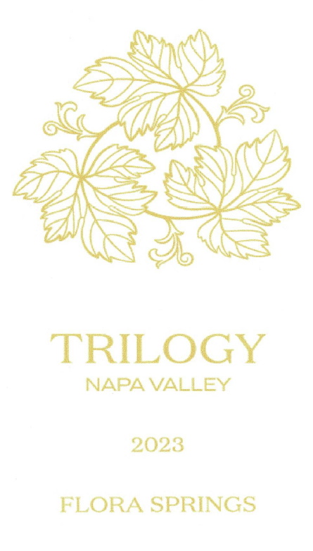 TABC label artwork for Flora Springs Trilogy
