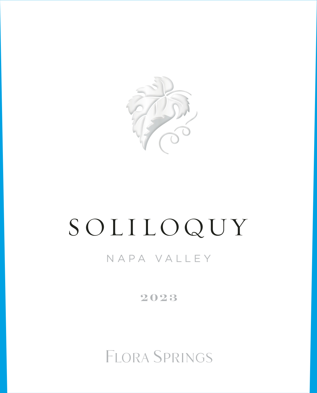 TABC label artwork for Flora Springs Soliloquy White Wine Napa Valley