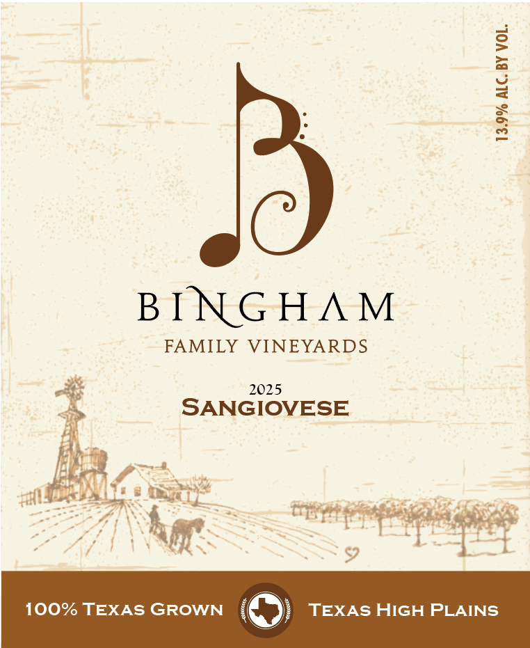 TABC label artwork for Sangiovese