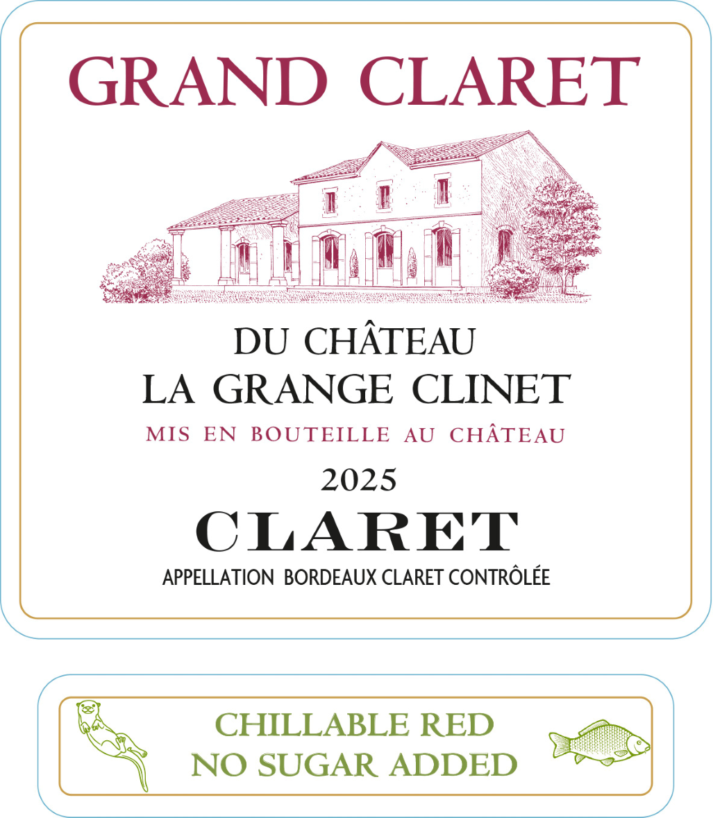 TABC label artwork for LA GRANGE CLINET BORDEAUX CLARET