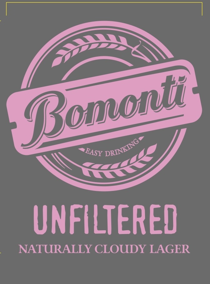TABC label artwork for Bomonti Naturally Cloudy Lager