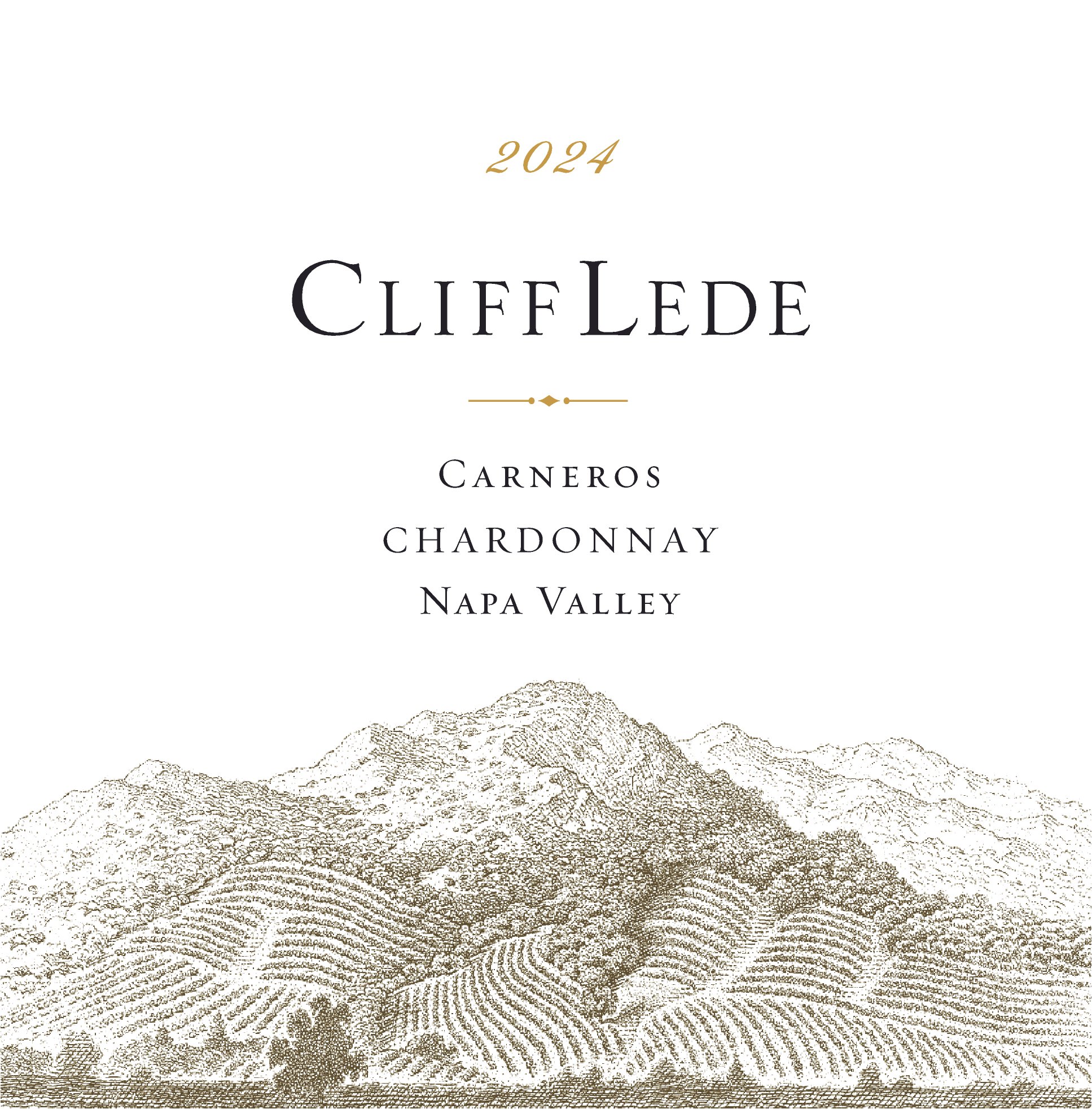 TABC label artwork for Cliff Lede Vineyards Chardonnay, Carneros
