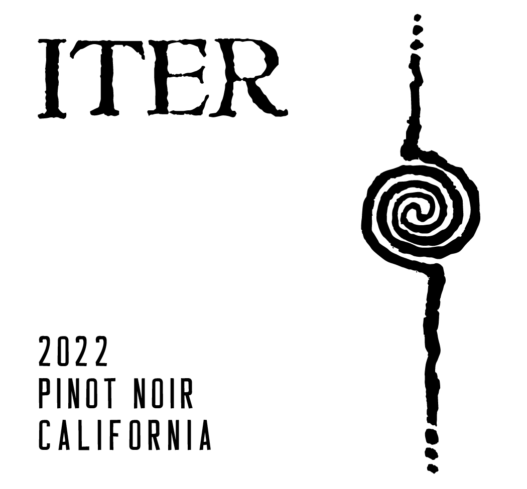 TABC label artwork for Iter Pinot Noir 2022 California